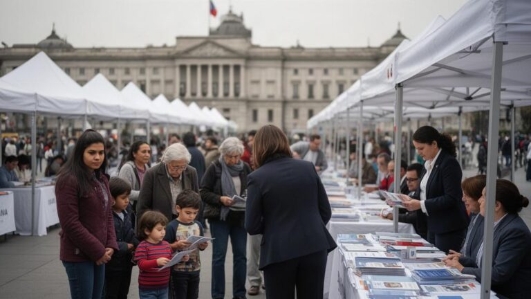 Ministra López visita feria para acercar la justicia a los ciudadanos